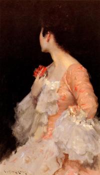 William Merritt Chase : Portrait of A Lady